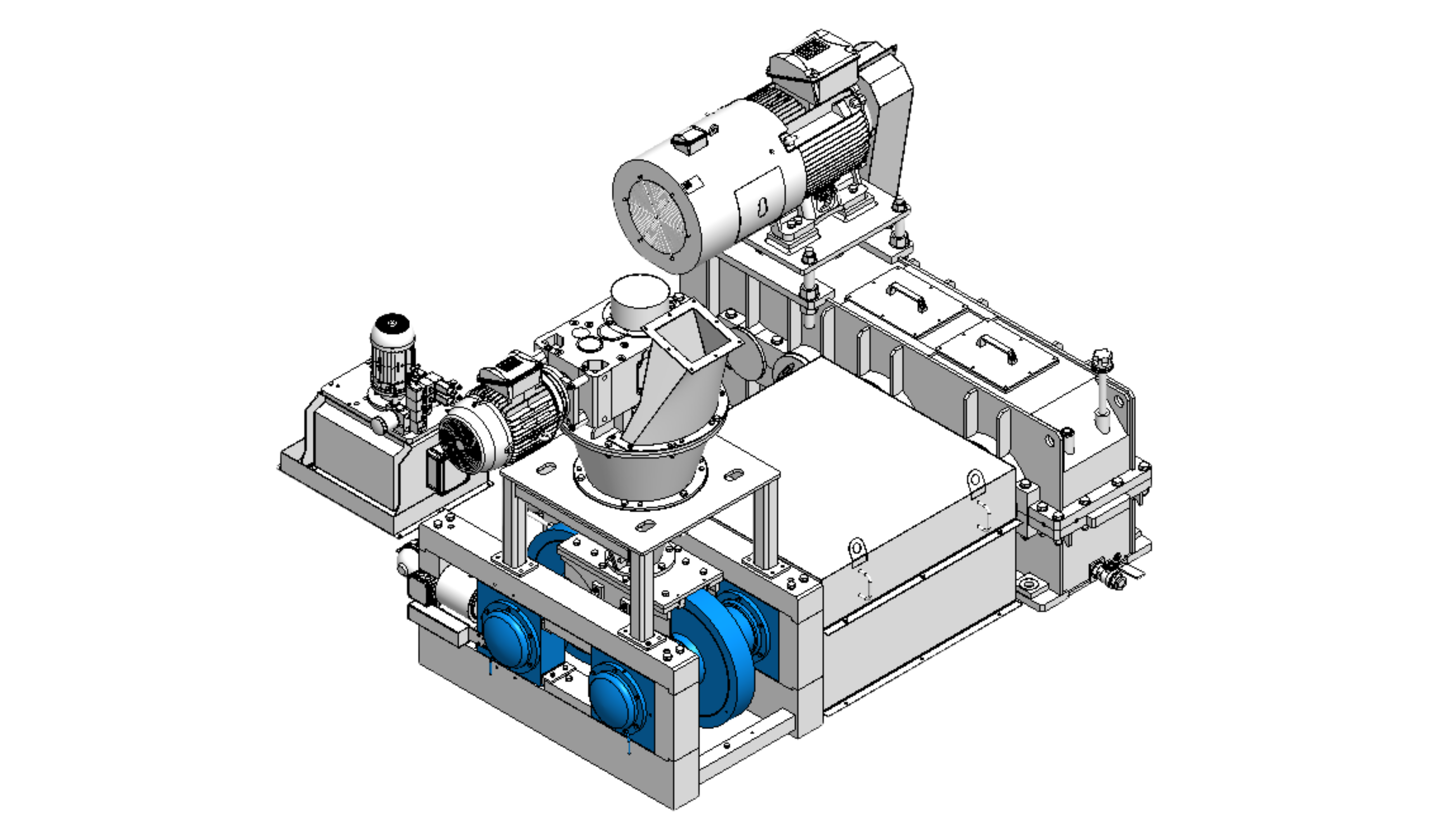Roues de compactage de la presse